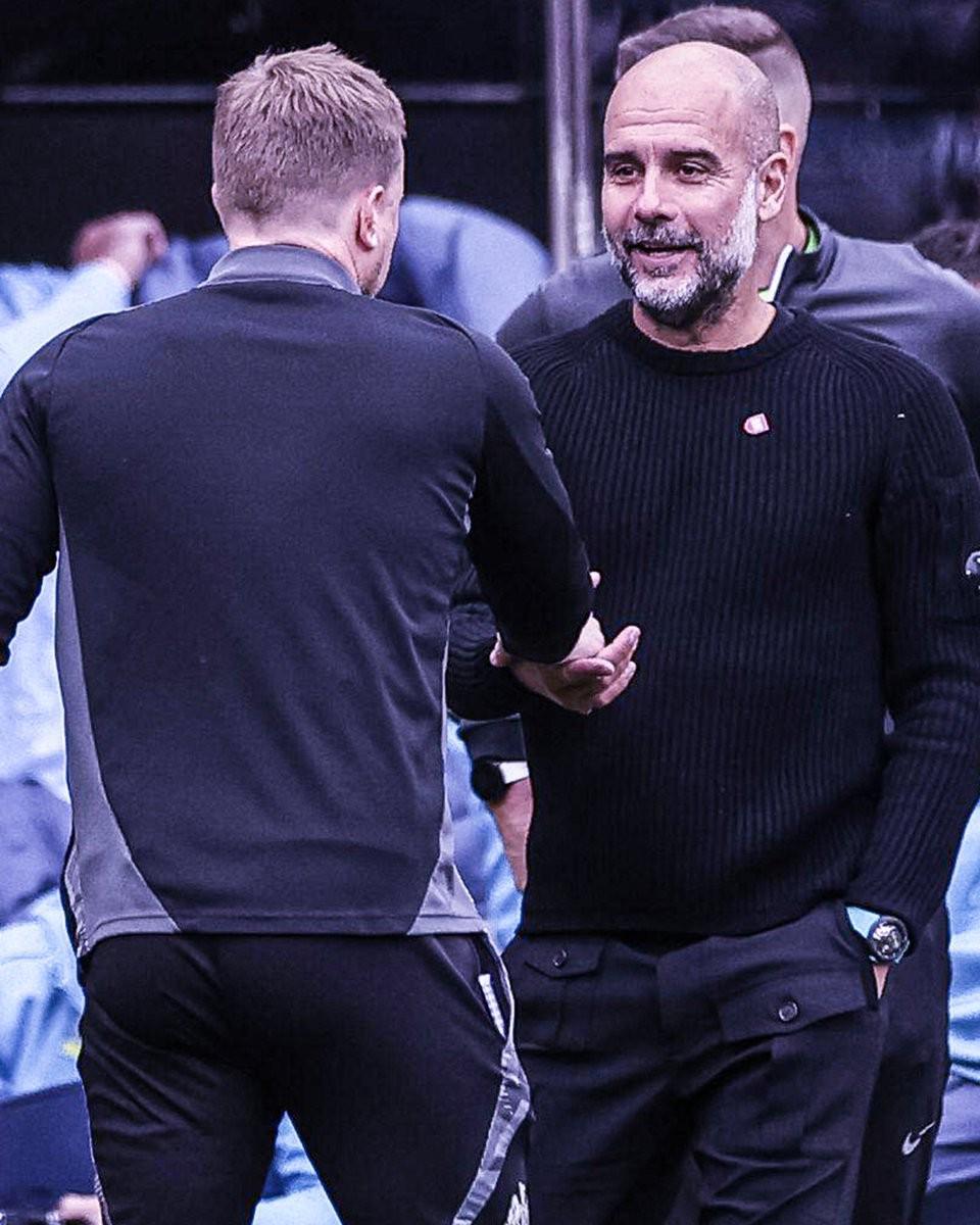 世界杯手机观看-瓜帅执教生涯已16次击败埃迪-豪，仅次于对戴奇的17胜